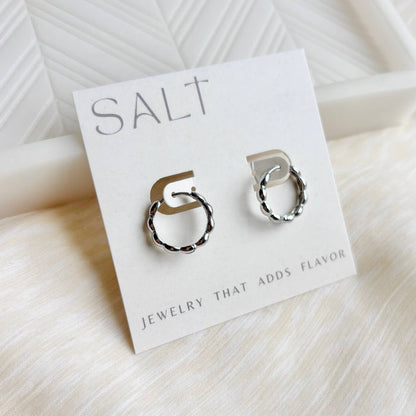 Wavy Hoop Earrings