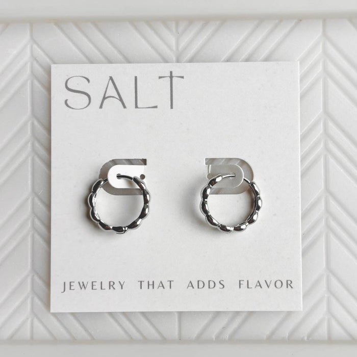 Wavy Hoop Earrings