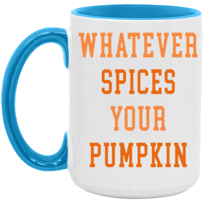 Whatever Spices Your Pumpkin ceramic coffee mug, product photo 3