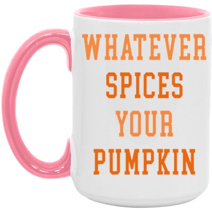 Whatever Spices Your Pumpkin ceramic coffee mug, product photo 5