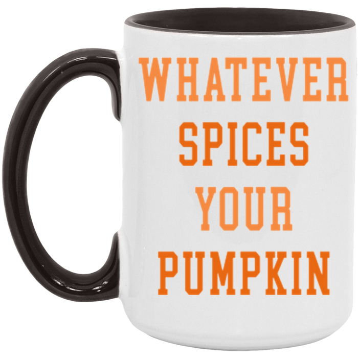 Whatever Spices Your Pumpkin ceramic coffee mug, product photo 6